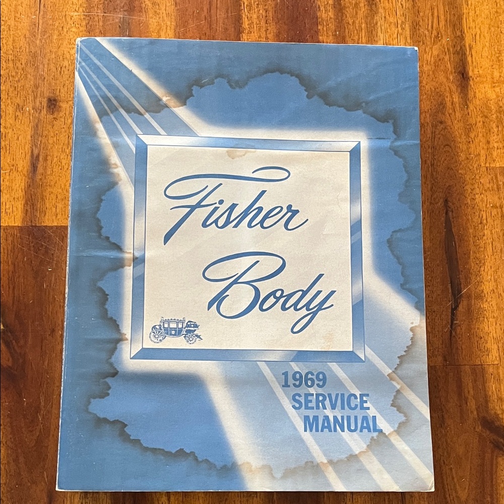 Vtg 1969 General Motors Fisher Body Auto Service Shop Repair Manual *READ*